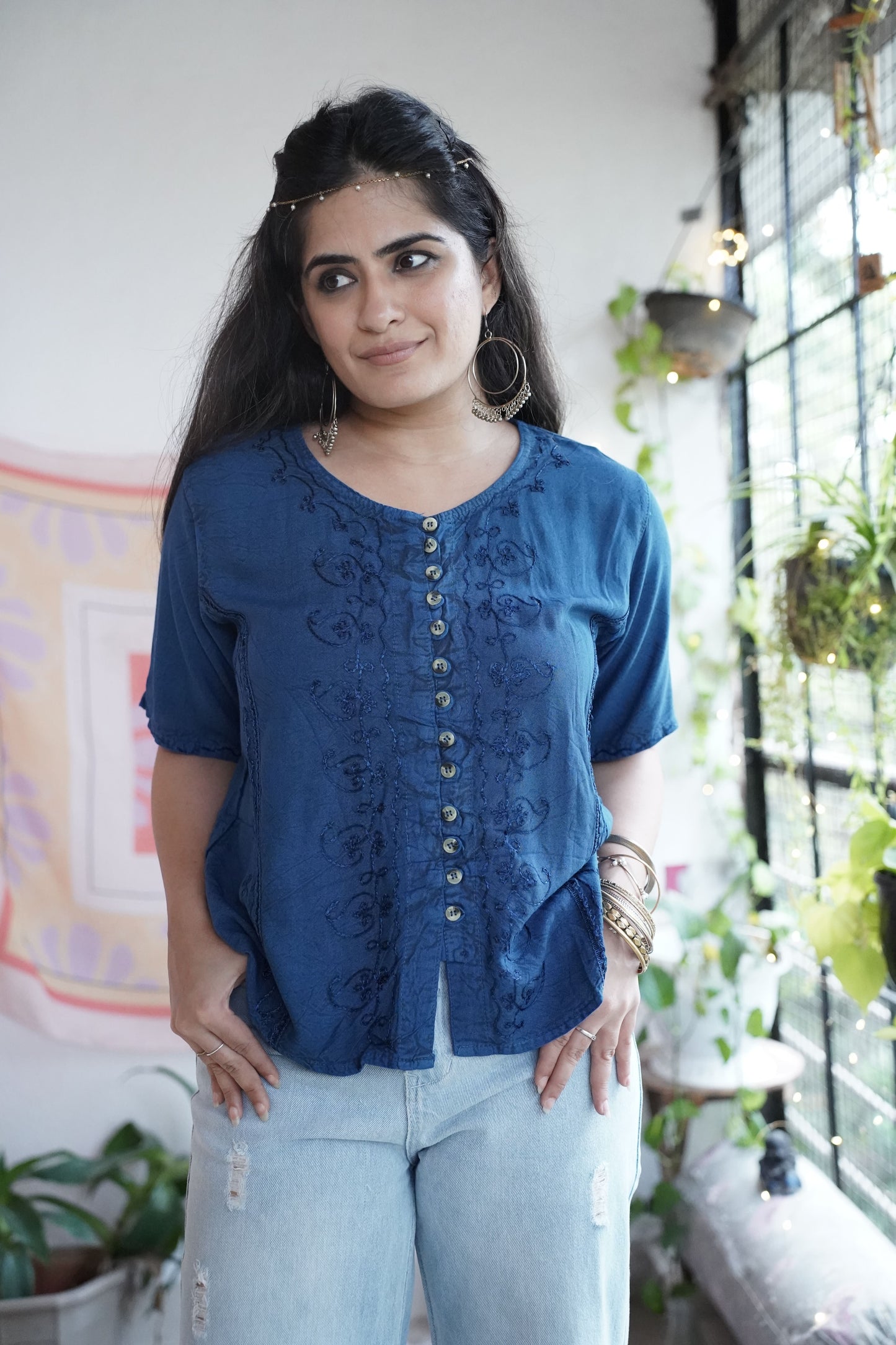 Rhea Relaxed Fit Top