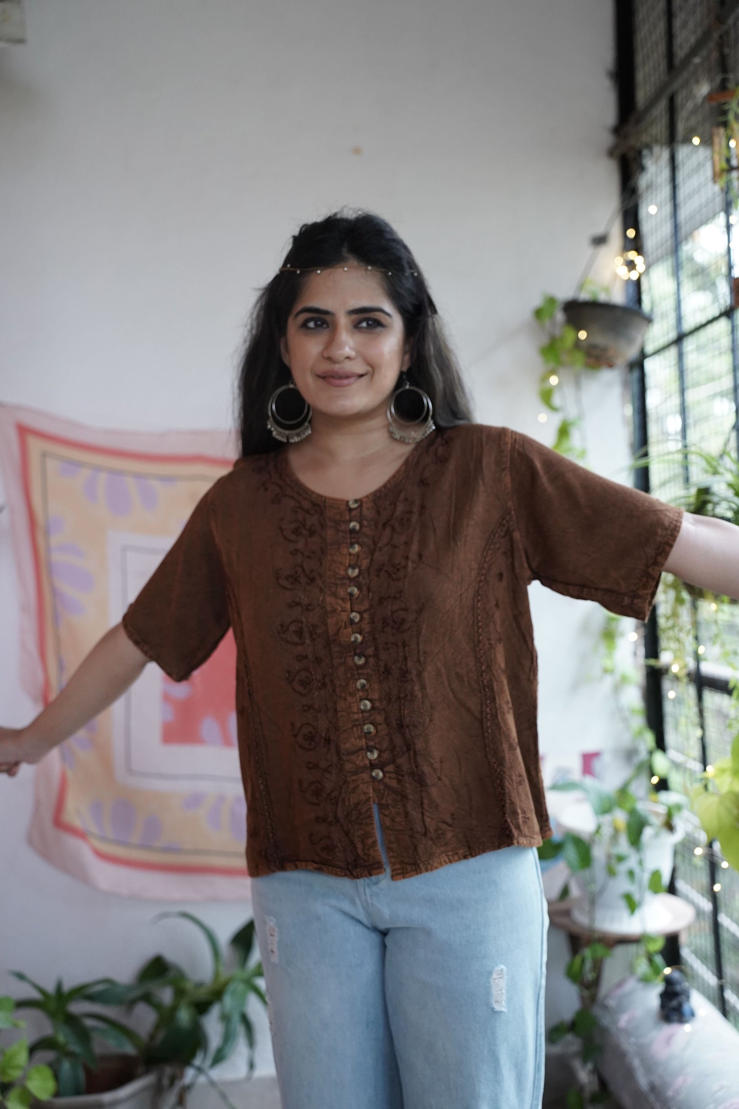 Rhea Relaxed Fit Top