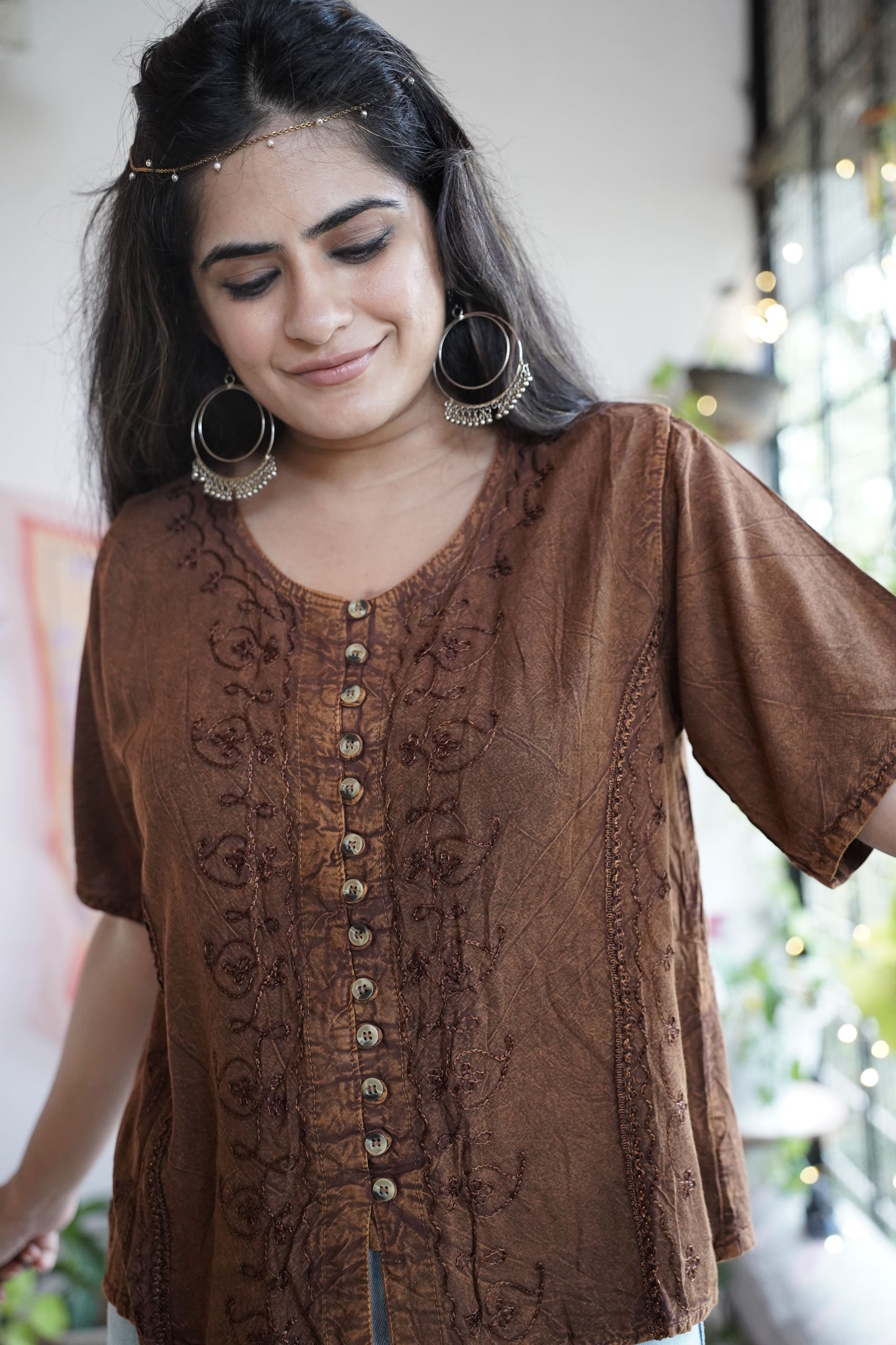 Rhea Relaxed Fit Top