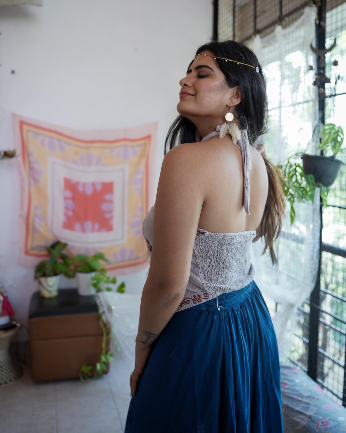 Neelam Halter Neck Top