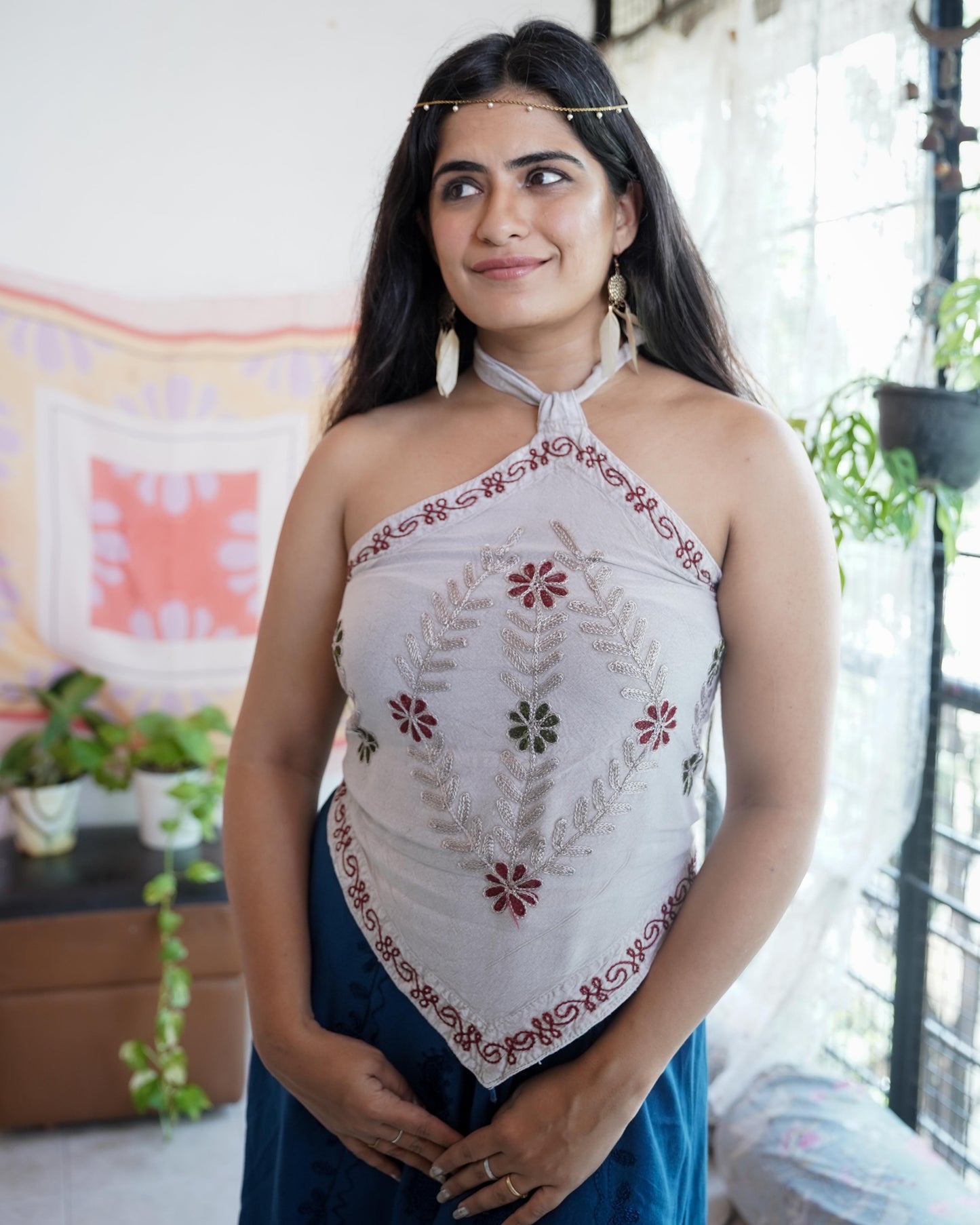 Neelam Halter Neck Top