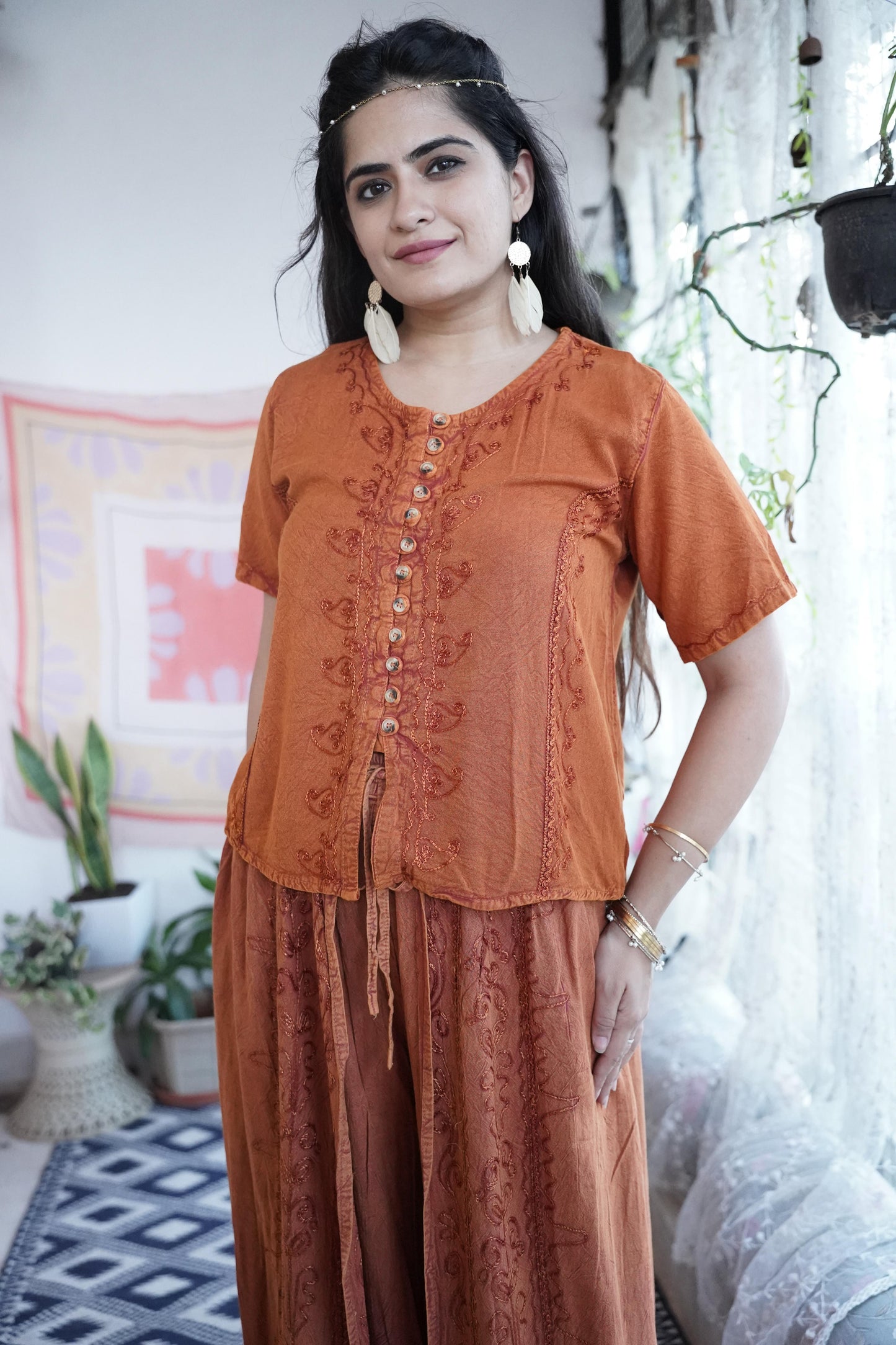 Rhea Relaxed Fit Top