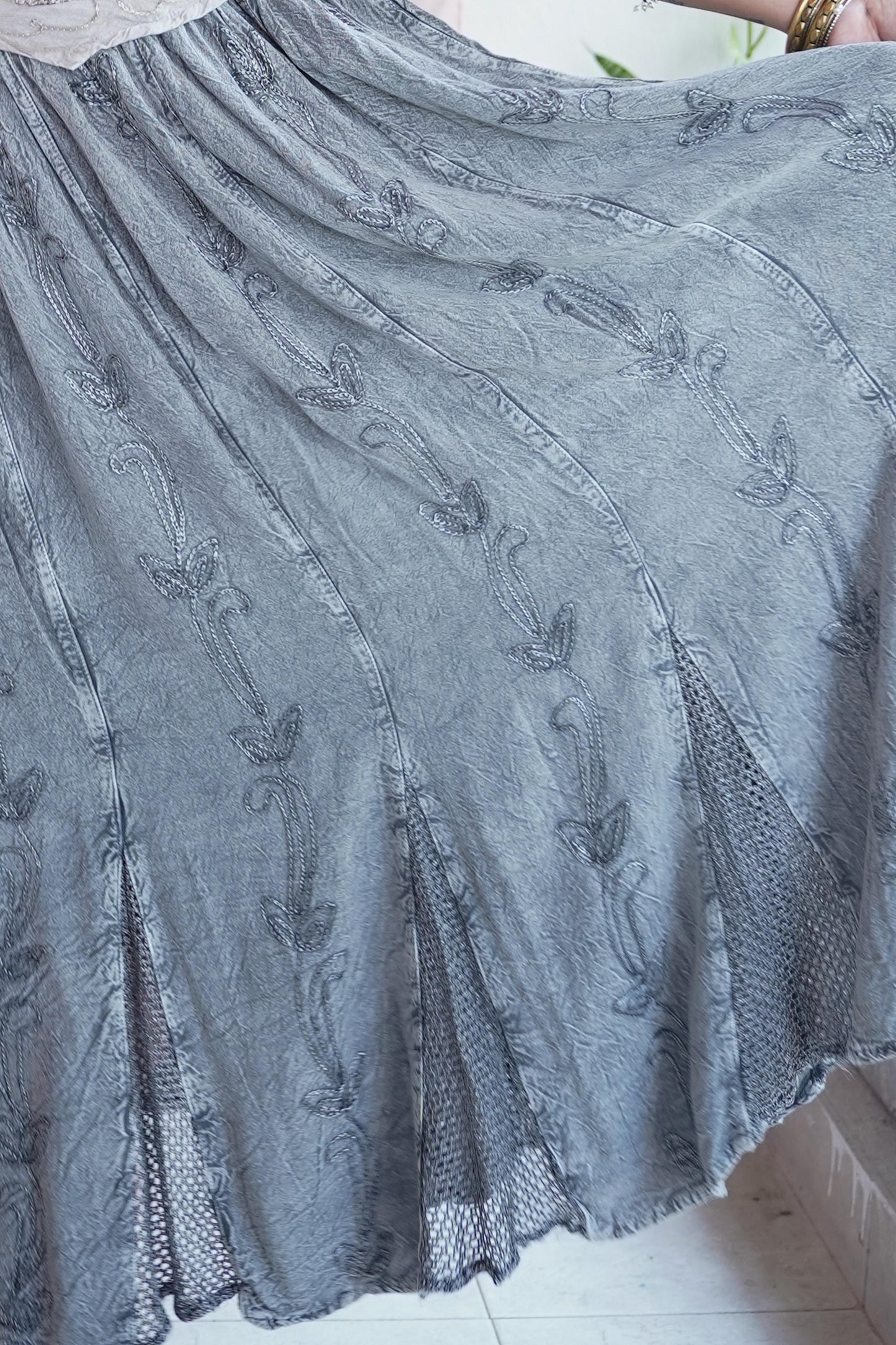 Nritya Wide Flared Skirt