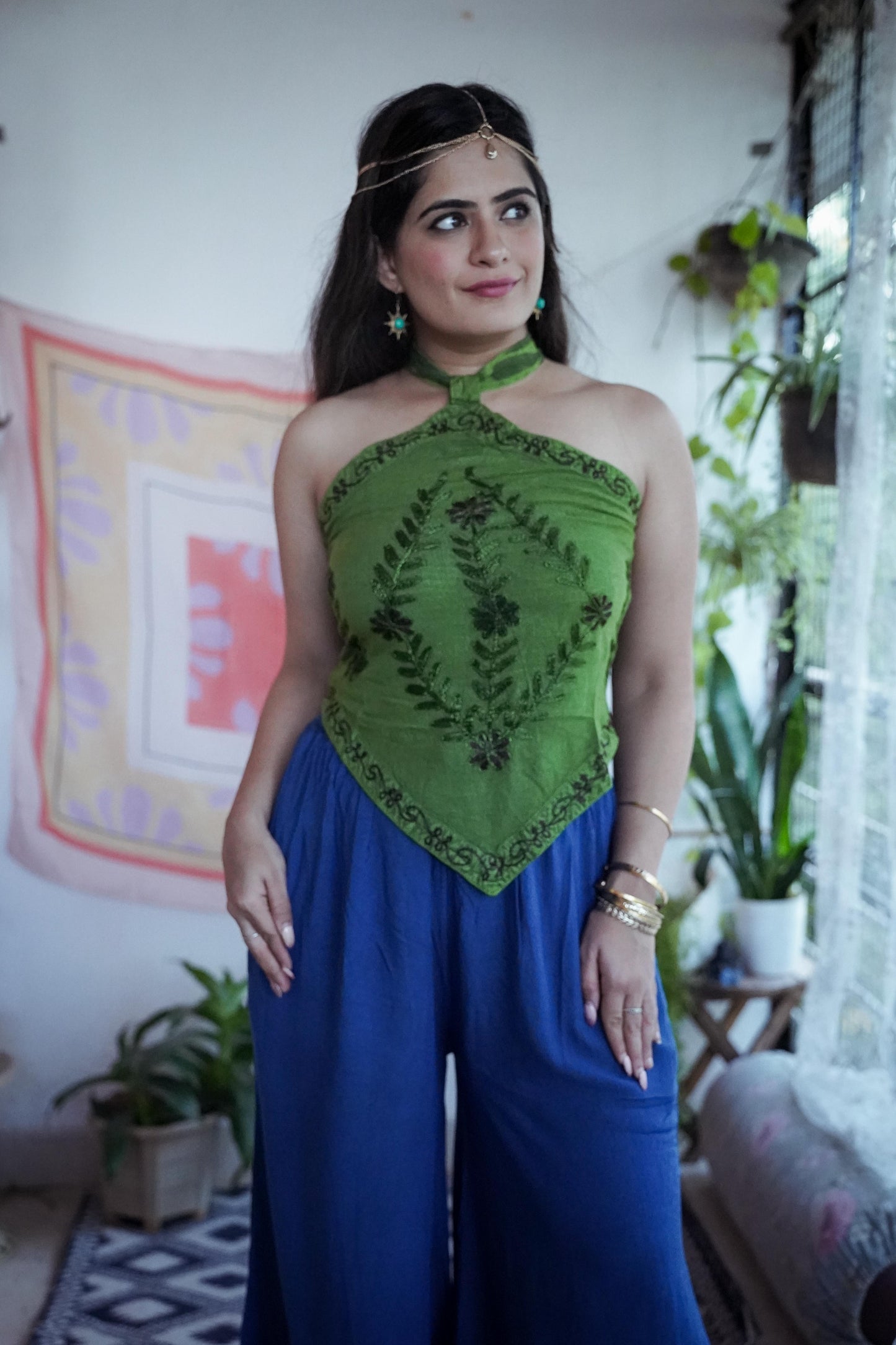 Neelam Halter Neck Top