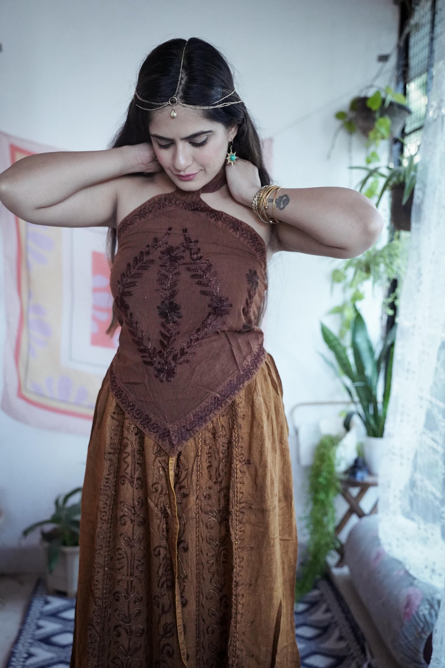 Neelam Halter Neck Top