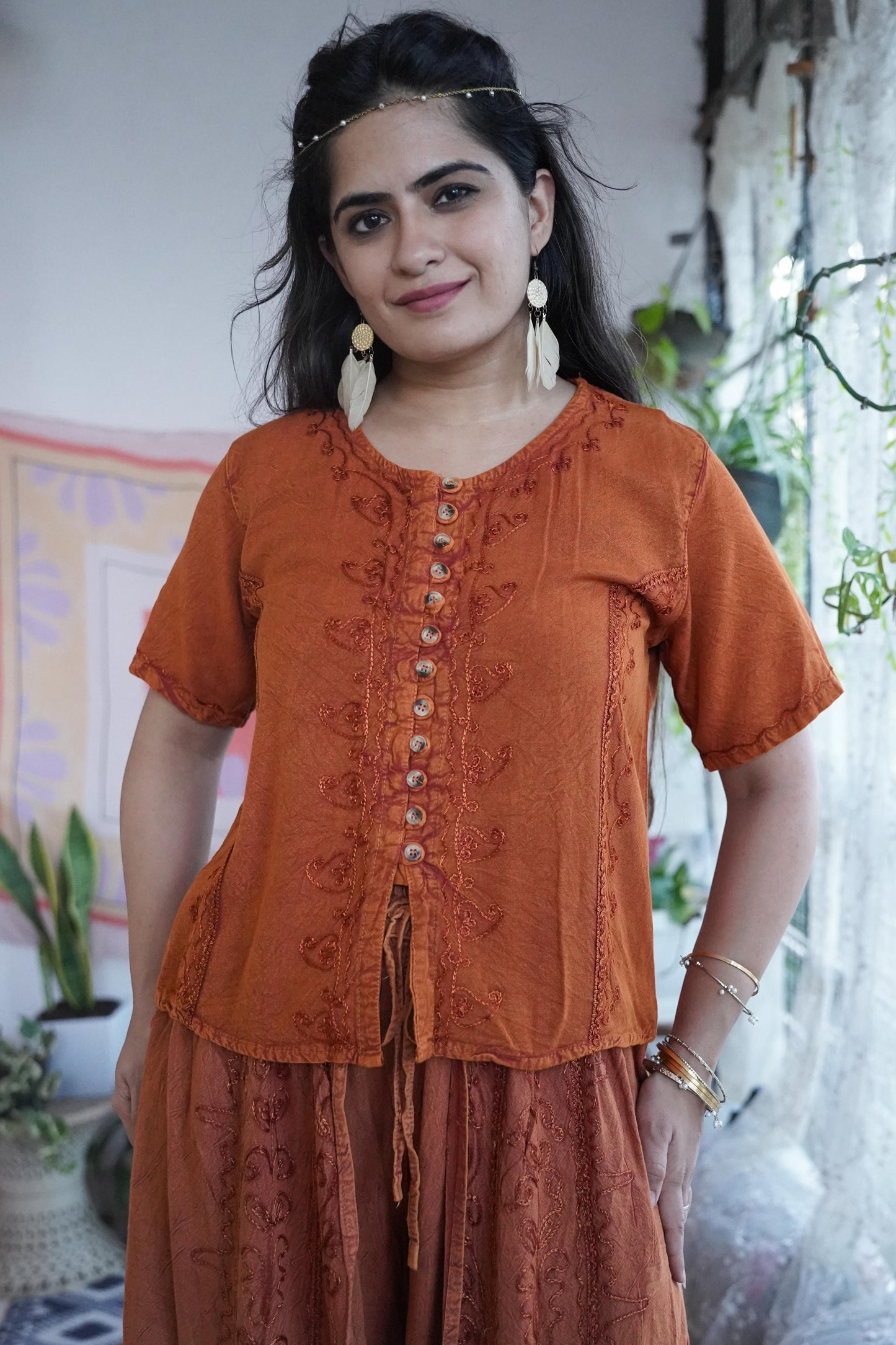 Rhea Relaxed Fit Top