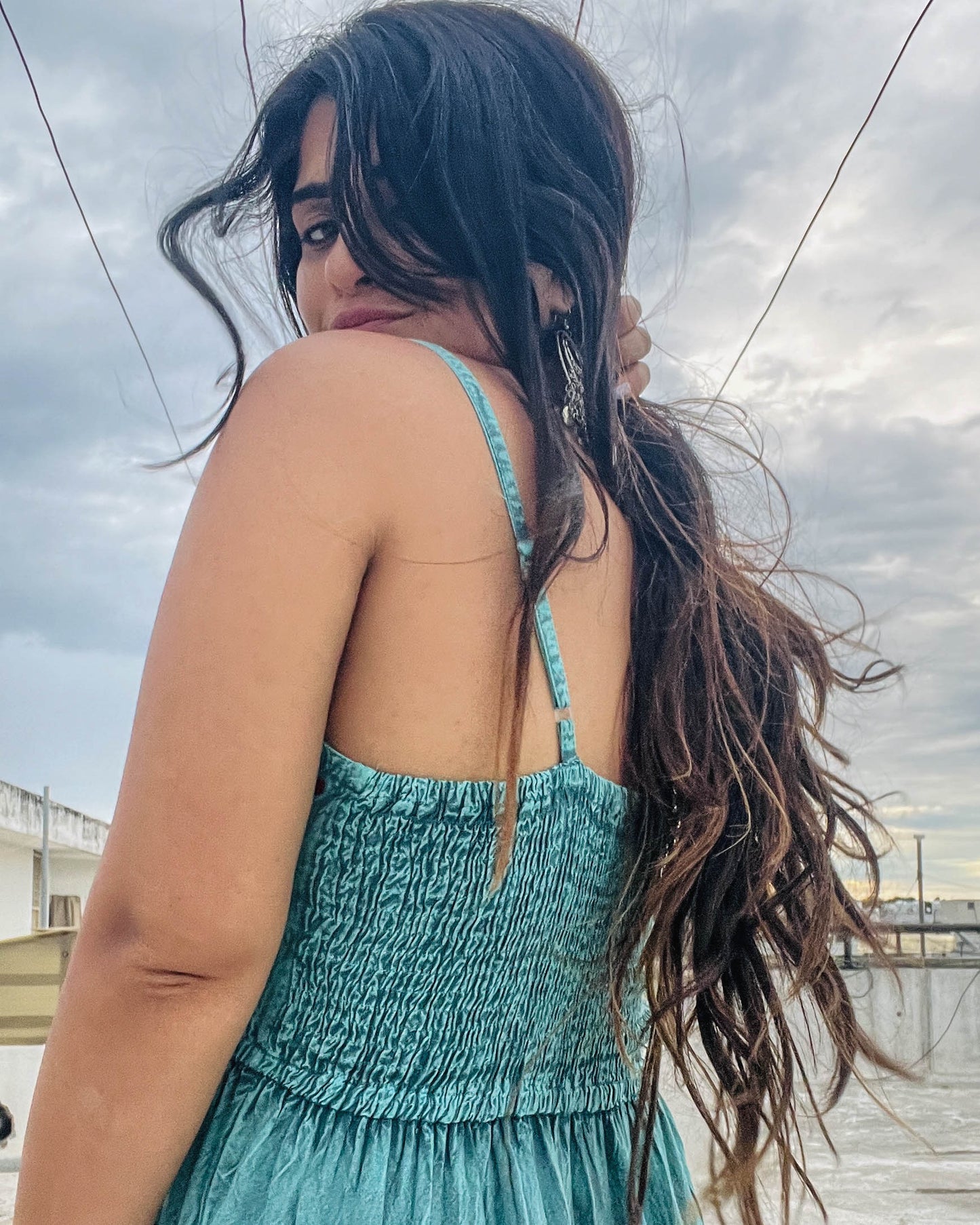 Mira 3/4th Flared Dress