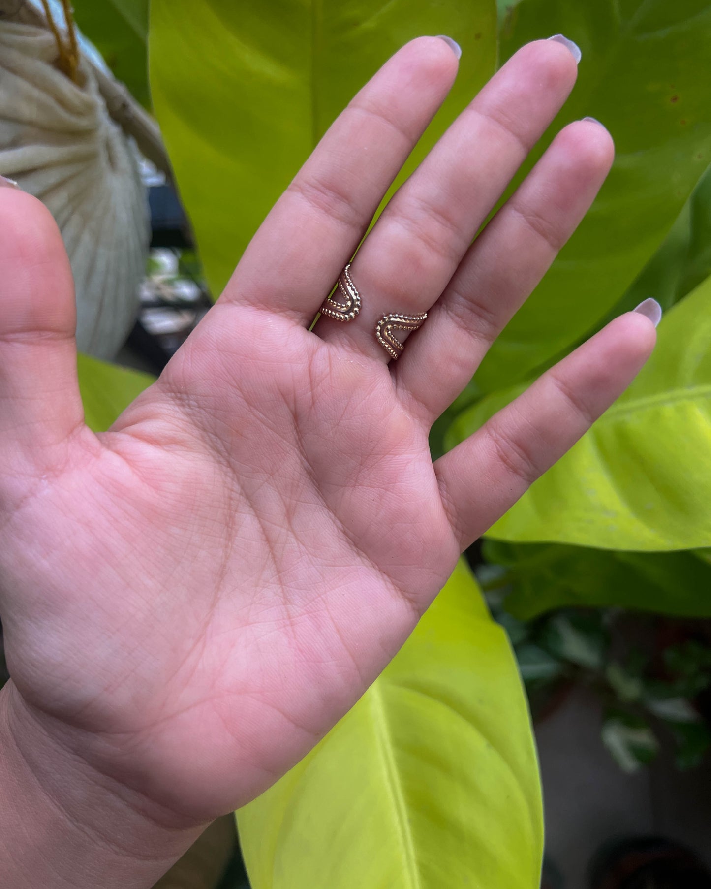 Cleo Ring – Dual Wrap Stainless Steel Ring (Anti-Tarnish)