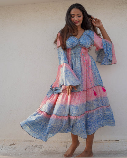 Athena 3/4th Flowy Dress