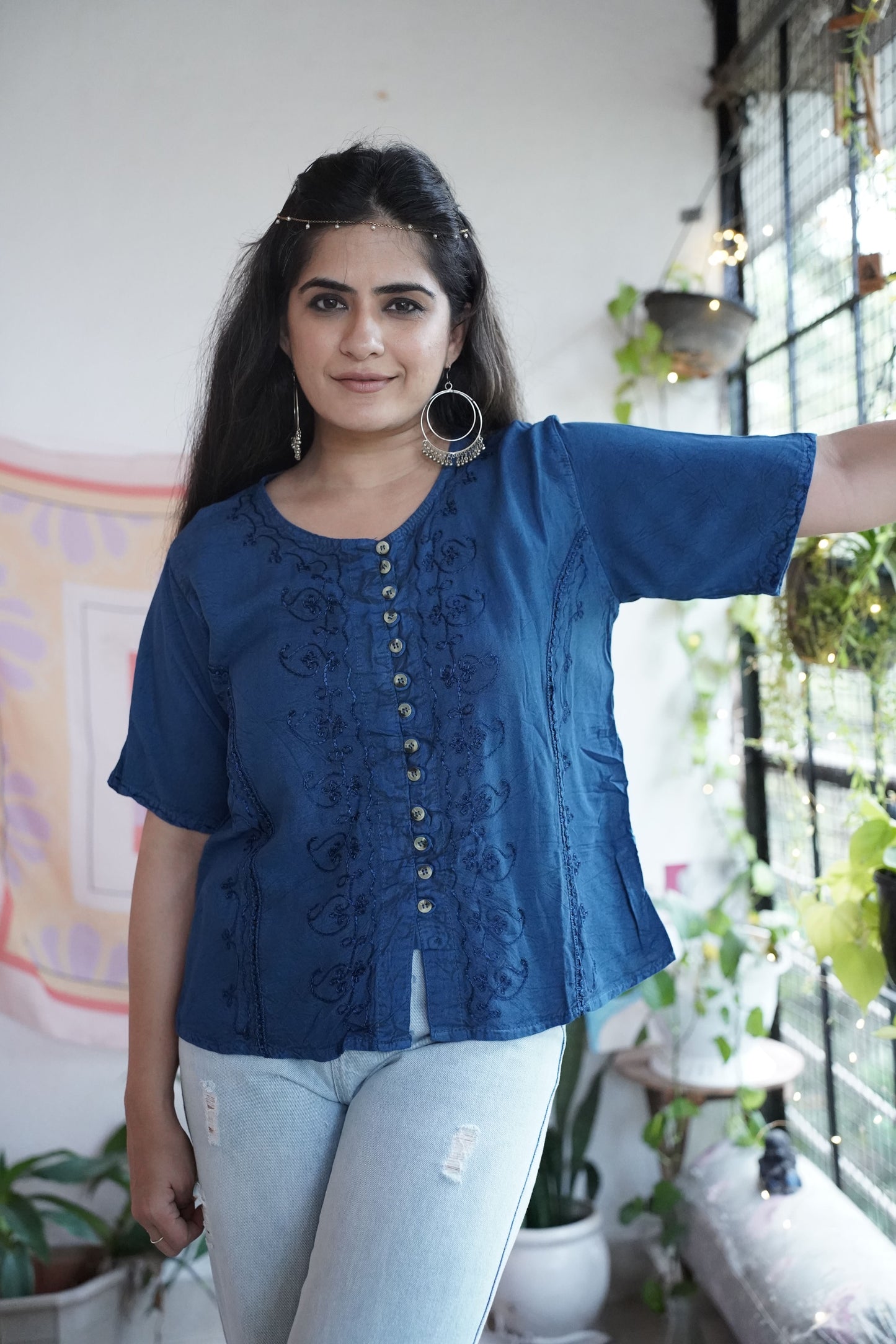Rhea Relaxed Fit Top