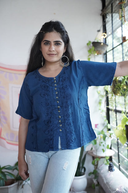 Rhea Relaxed Fit Top