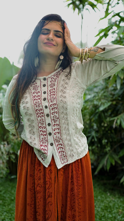 Saraswati Full Sleeves Top