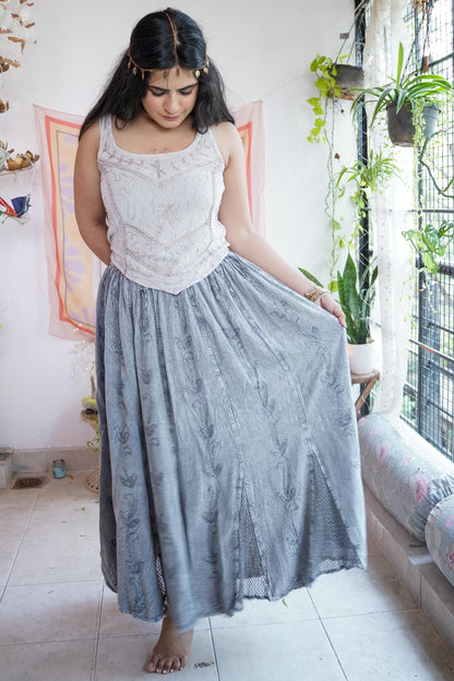 Lila Nritya Skirt Set