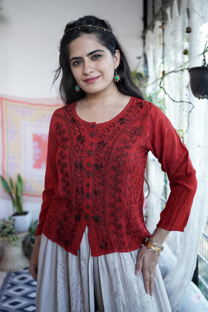 Saraswati Full Sleeves Top