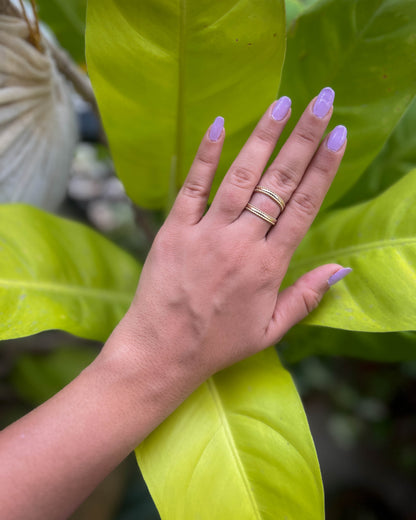 Cleo Ring – Dual Wrap Stainless Steel Ring (Anti-Tarnish)