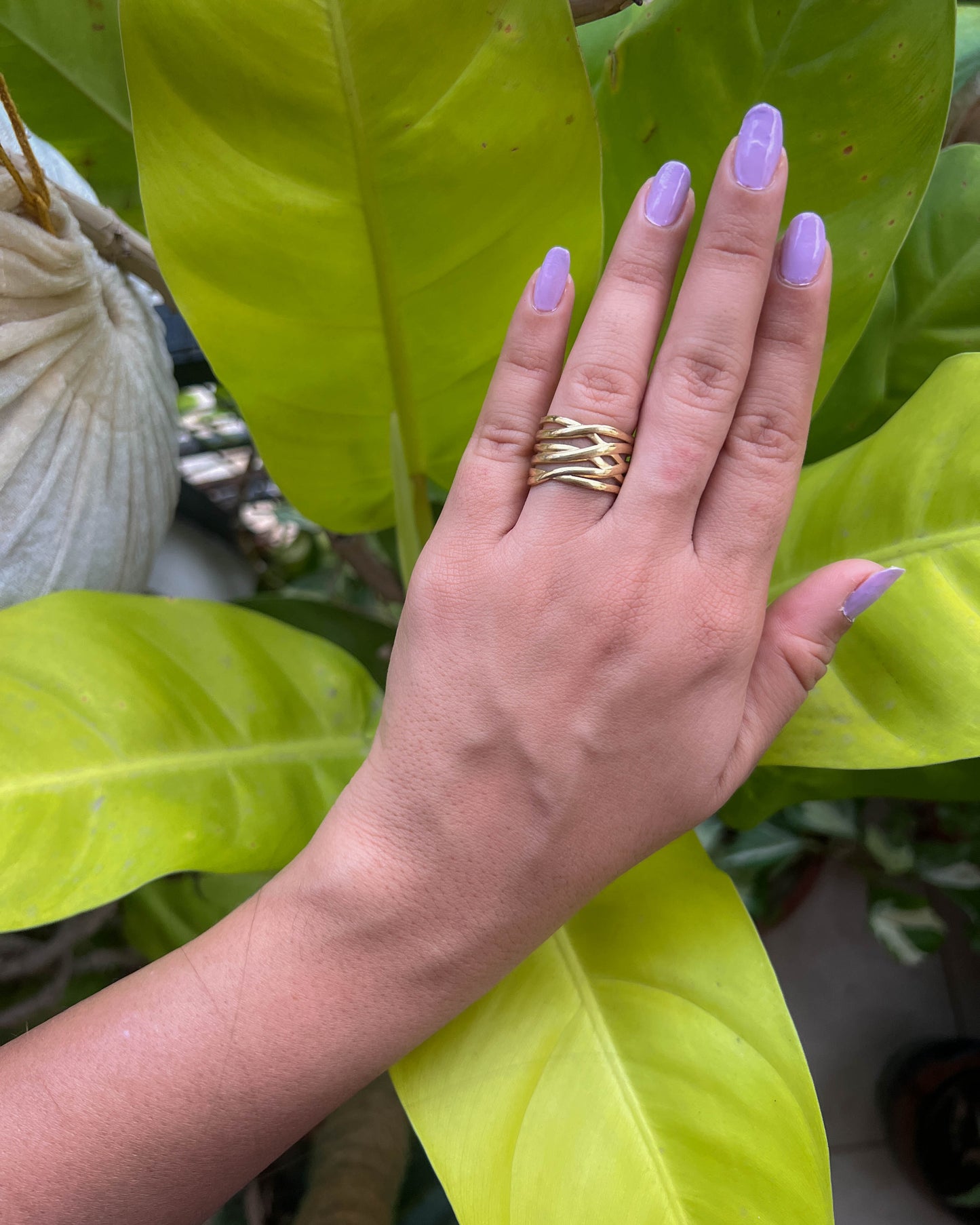 Gauri Ring - Layered Stainless Steel Ring