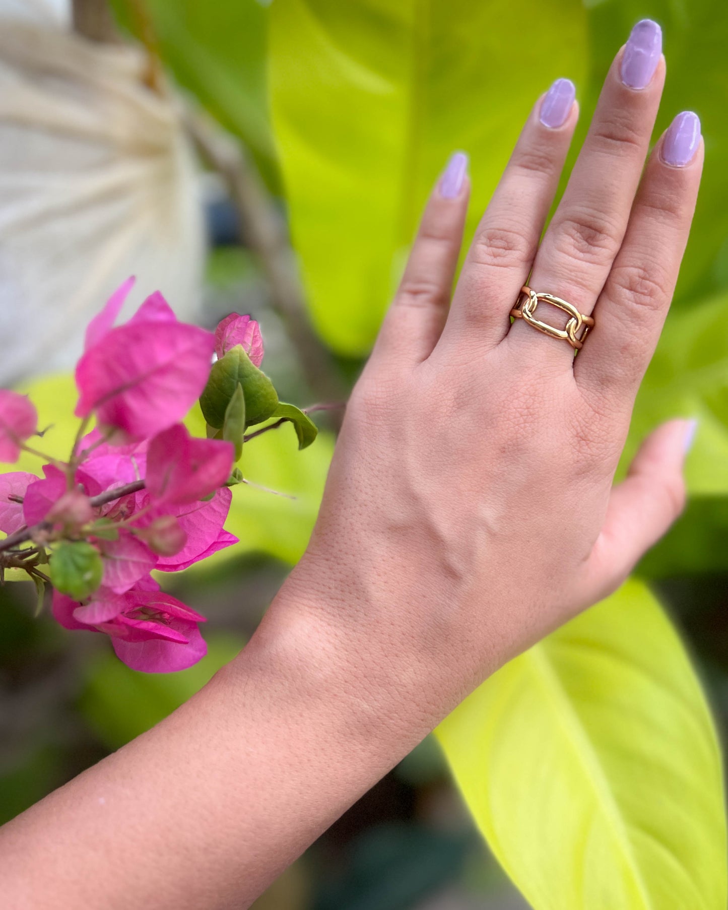 Celene Stainless Steel Anti-Tarnish Ring