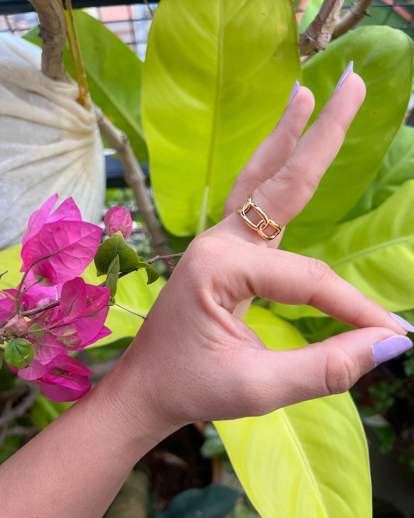 Celene Stainless Steel Anti-Tarnish Ring