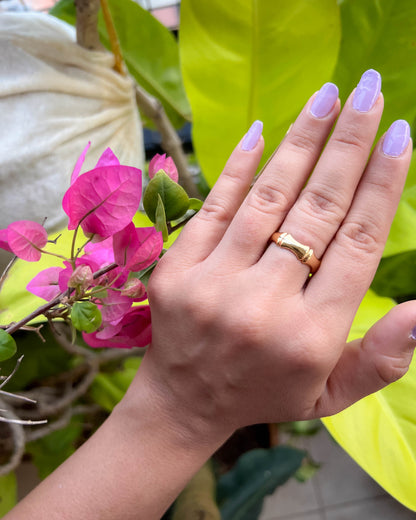Amelie Ring – Bamboo Stainless Steel Ring
