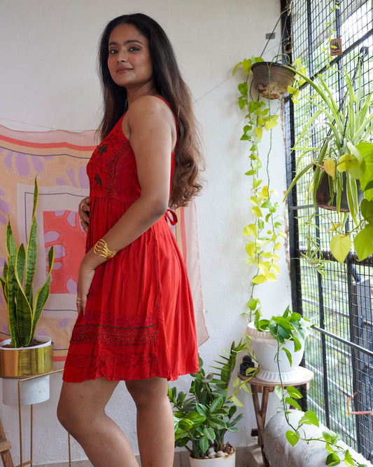 Diya Short Fit & Flare Dress