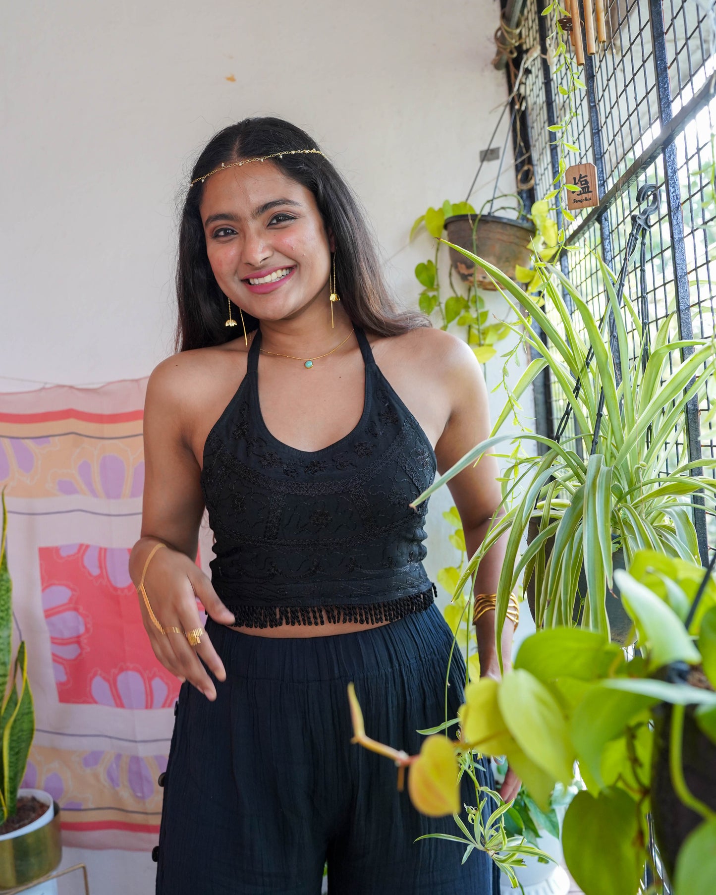 Daphne Drop Earrings – Anti Tarnish Gold Plated