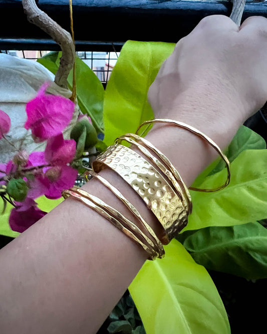 Aaina Bangle Set Handcrafted with Brass